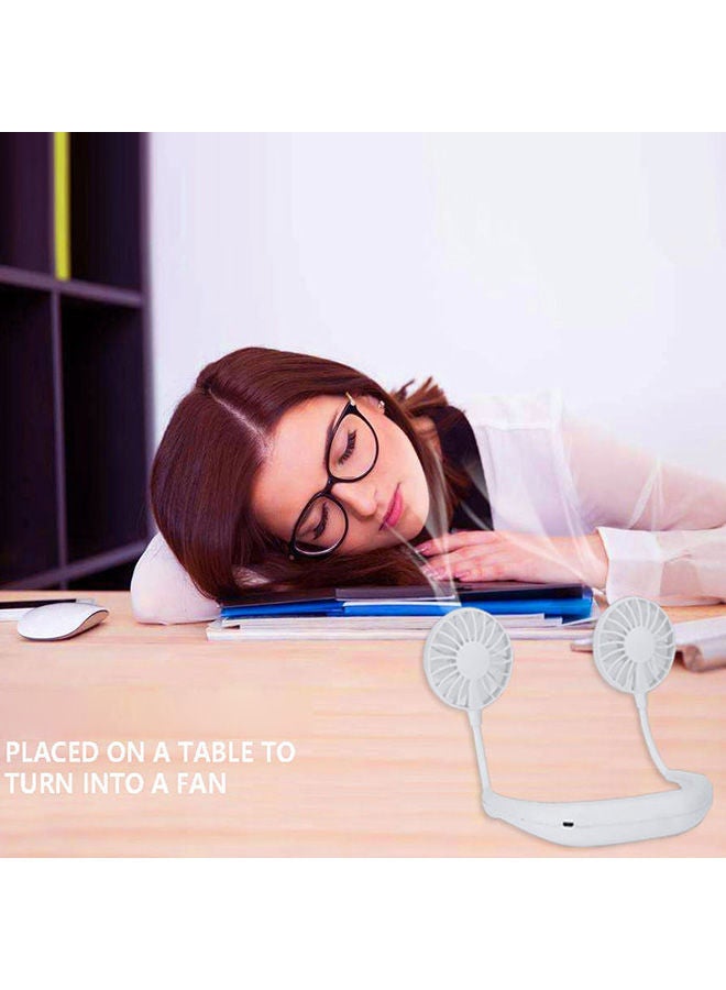 NIBEMINENT Hanging Portable Neck Fan 442289_3 Green - Image 3