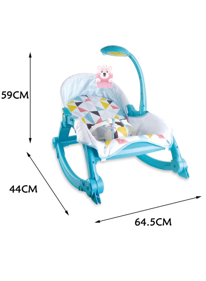 alt Children's Electric Rocking Chair Multifunctional Music Automatic Soothing Chair With Seat Belt Baby Baby Recliner - Image 3