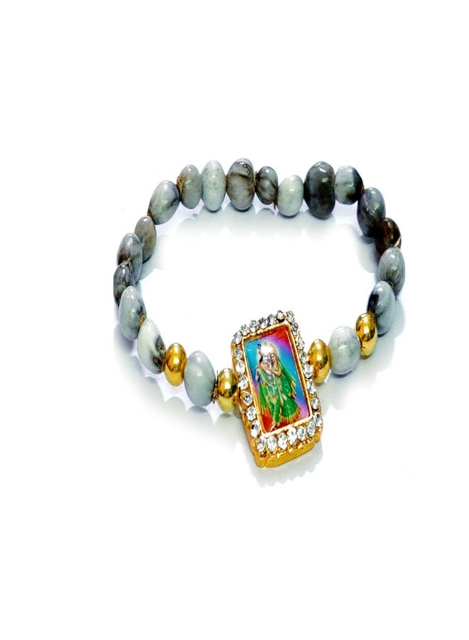 ASTROGHAR Shri Radha Krishna Ji Vaijanti Mala Lucky Charm Adjustable Bracelet - Image 2