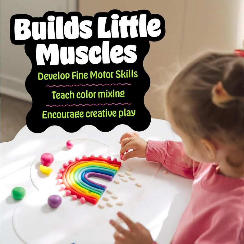 Hygloss Play Modeling Dough - 1lb. - Easter Basket Stuffer - Unscented Dough - Safe & Non-Toxic for Kids Arts & Crafts - Party Favors - Classroom Supplies, Lime Green - Image 2
