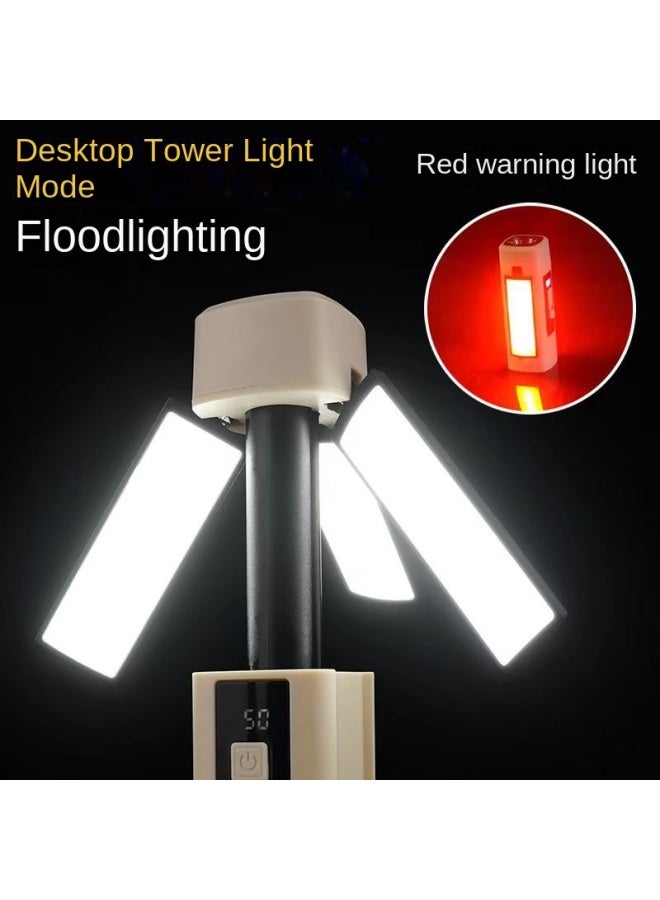 Outdoor Multifunctional Rechargeable Telescopic Folding Camping Light Tent Light Camping Lantern - Image 3