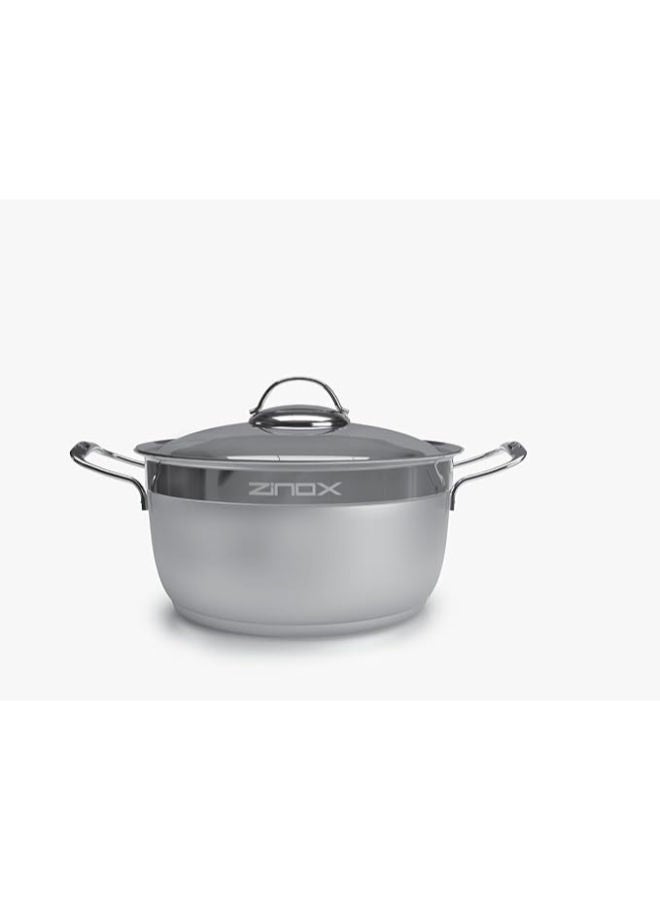 Zinox Cooking Pot Prime Size 28-Silver - Image 1
