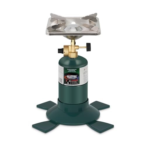 KOMAN Camping Propane Stove,Portable Camping Stove, Backpacking Stove Propane Camping Stove,10000BTU Single Burner Propane Stove for Outdoor Cooking,Fuel by 16 Oz Propane Cylinder (Fuel not Included) - Image 3