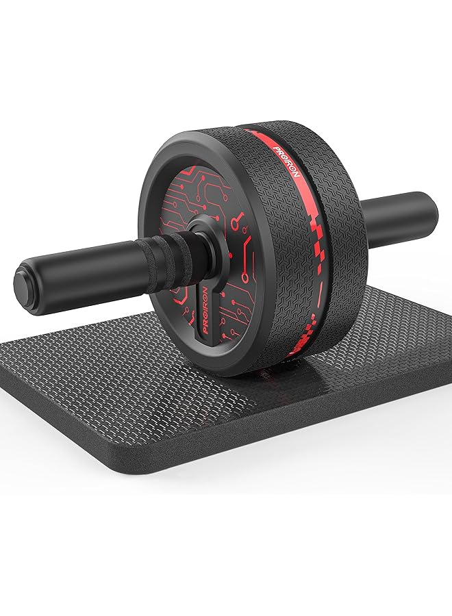 PROIRON Ab Roller Wheel Ab Wheel Exercise Equipment for Core Workout with Anti Slip Handles Abdominal Exercise for Home Gym Fitness Equipment with Knee Pad - Image 1