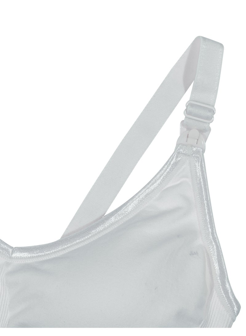 أوكوس حمالة صدر للحمل والرضاعة كاملة الأصلية - رمادي فاتح - مقاس كبير جداً - Image 5