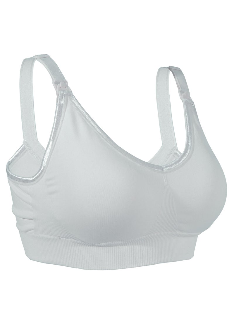 أوكوس حمالة صدر للحمل والرضاعة كاملة الأصلية - رمادي فاتح - مقاس كبير جداً - Image 2