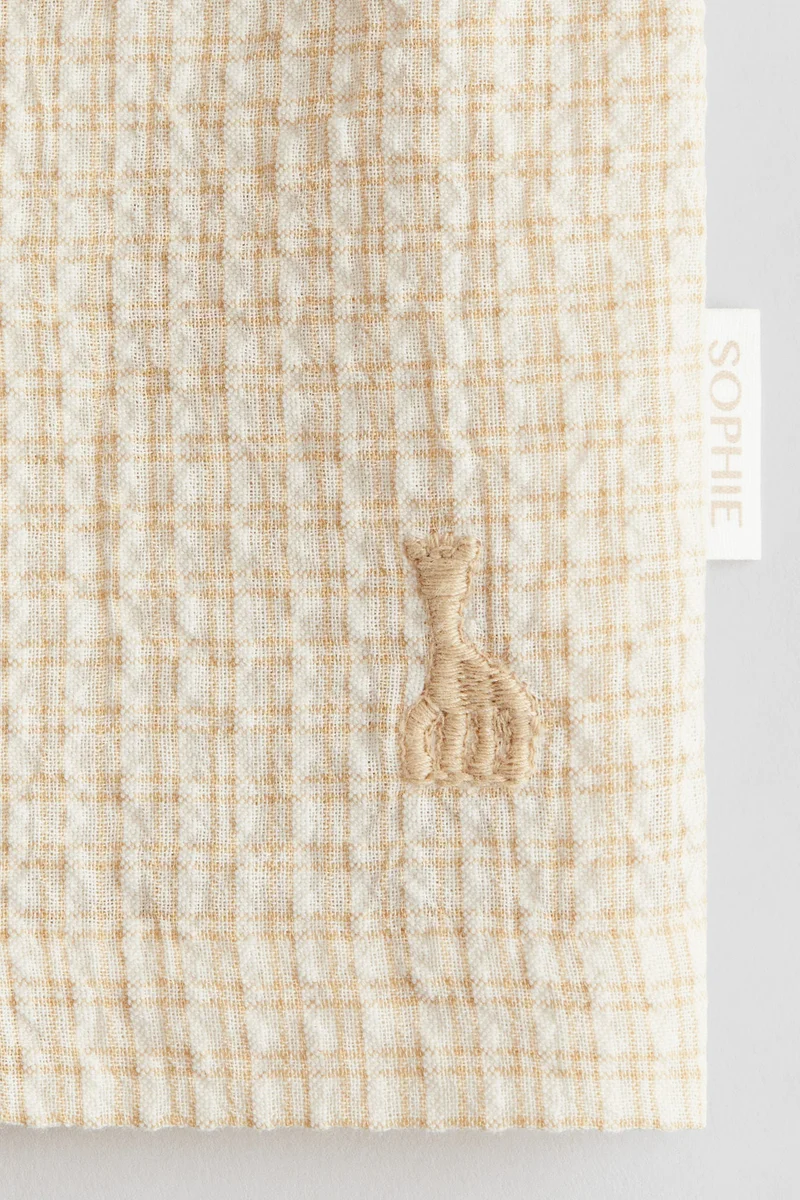 H&M 2-piece cotton seersucker set