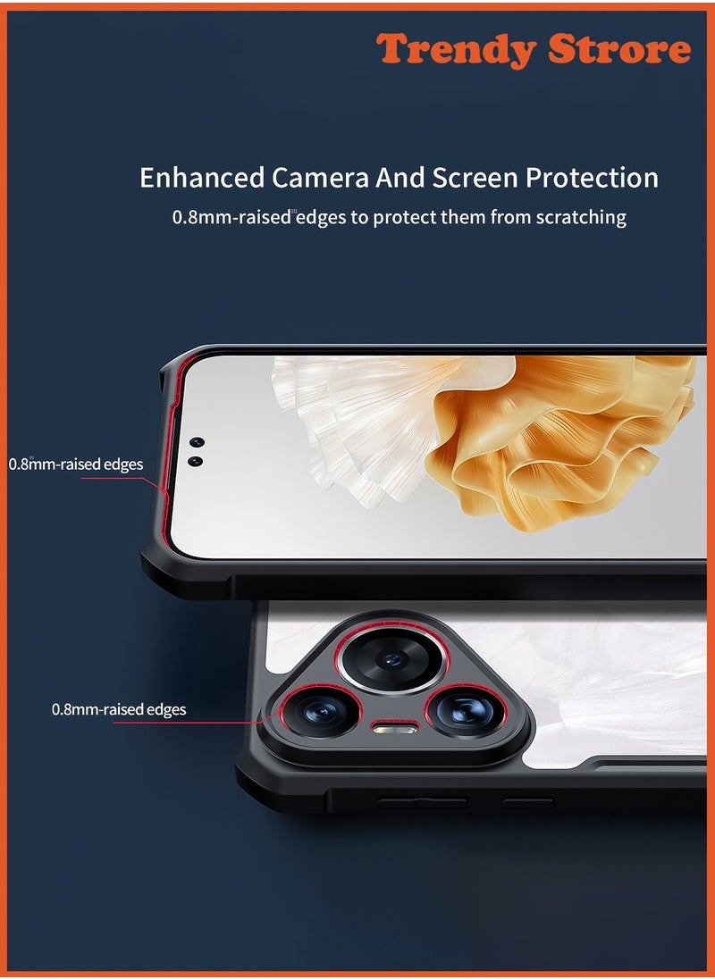 ماركة غير محددة - جراب Huawei Pura 70 Pro / جراب Pura Pro+، غطاء حماية لعدسة الكاميرا، غطاء خلفي للهاتف المحمول مقاوم للصدمات من مادة TPU، جراب واقٍ رفيع مضاد للاصفرار - Image 1