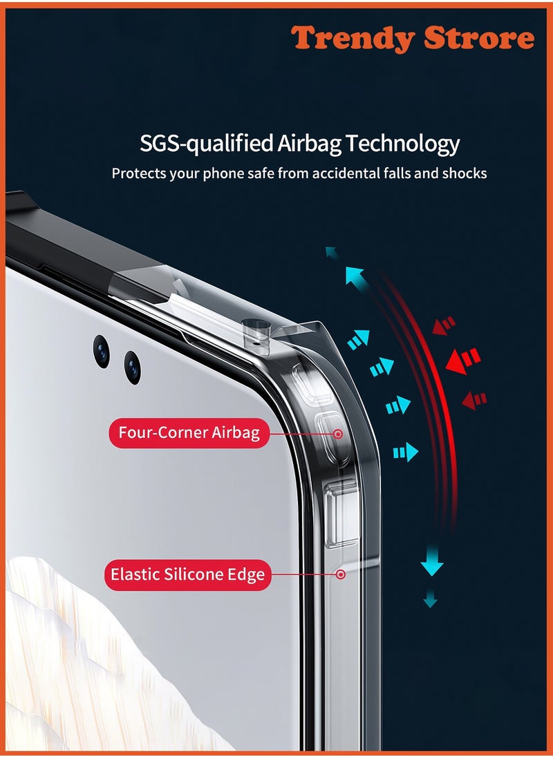 ماركة غير محددة - جراب Huawei Pura 70 Pro / جراب Pura Pro+، غطاء حماية لعدسة الكاميرا، غطاء خلفي للهاتف المحمول مقاوم للصدمات من مادة TPU، جراب واقٍ رفيع مضاد للاصفرار - Image 1