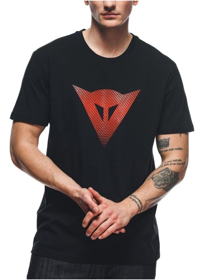 Dainese Men'S T-Shirt Logo Short-Sleeved T-Shirt, 100% Cotton (Pack Of 1) 