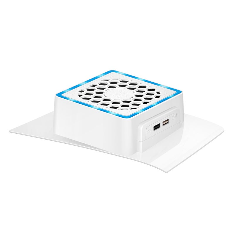 Side Cooling Fan for PS5 Slim Console, RGB LED Cooling Fan for PS5 Slim Gaming Console - Image 5