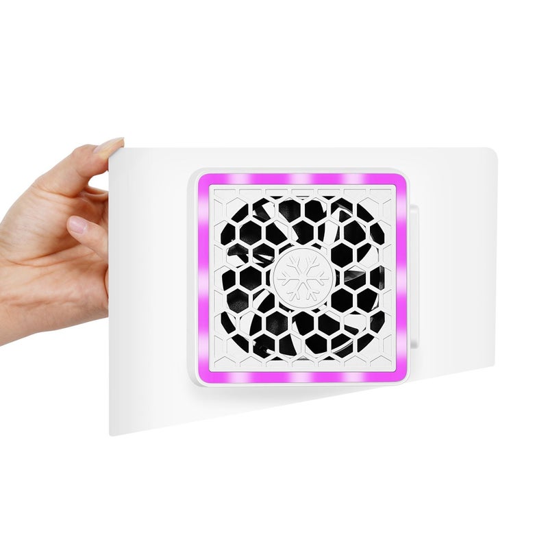 Side Cooling Fan for PS5 Slim Console, RGB LED Cooling Fan for PS5 Slim Gaming Console - Image 4