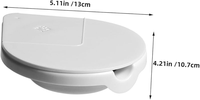 Stainless Steel Rotating Windproof Ashtray Cover Self Adhesive Hidden Mount for Office Desk - Image 2