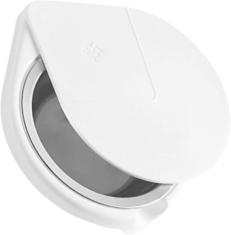 Stainless Steel Rotating Windproof Ashtray Cover Self Adhesive Hidden Mount for Office Desk - Image 1