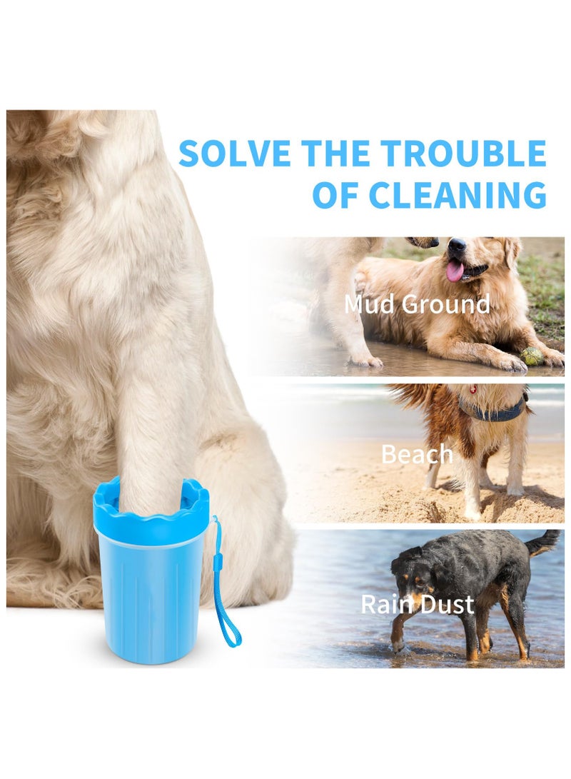 GNAFOTU Dog Paw Cleaner, Washer, Buddy Muddy Pet Foot Cleaner for Small Medium Large Breed Dogs/Cats with 3 absorbent towel - Image 5