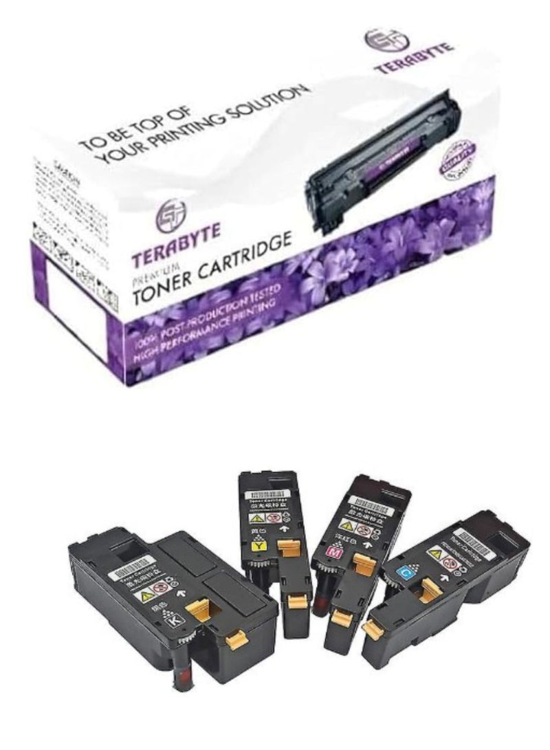 xerox 6020 Compatible Toner Cartridge For Xerox Phaser 6020 6022 Xerox Workcentre 6025 6027 Laser Printer Black Cyan Magenta Yellow 4 Pcs - Image 1