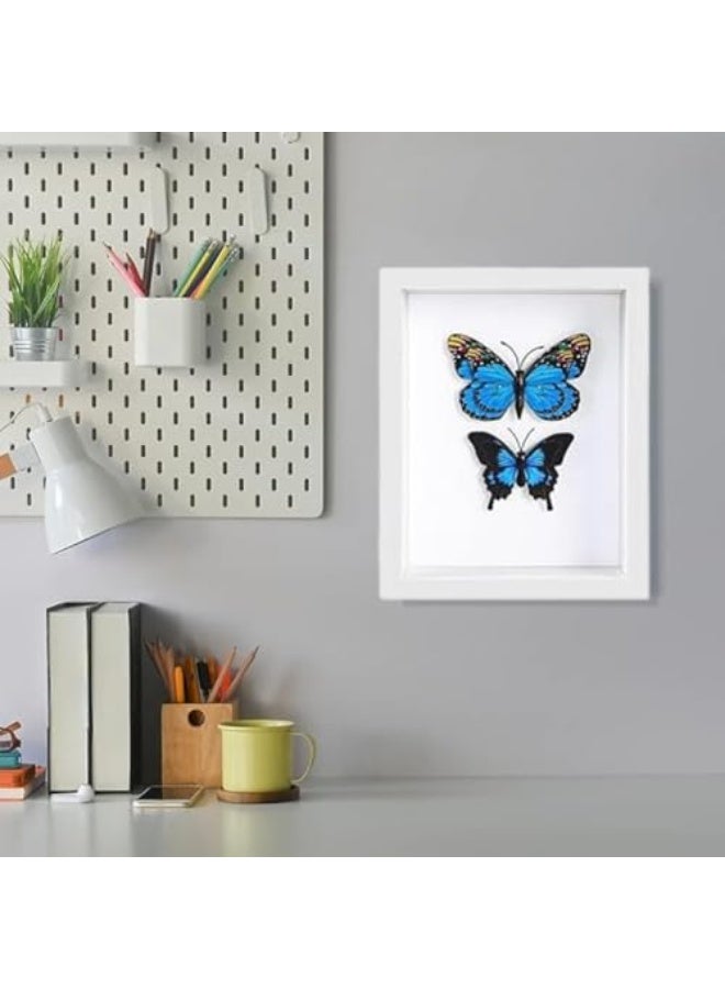 Shadow Box Frame Display Case, 5×7'' Shadow Box Picture Frame, 3D Picture Frame Display Case Deeper 3cm, for Medals, DIY Crafts, Wedding Souvenir (White 5×7) - Image 2