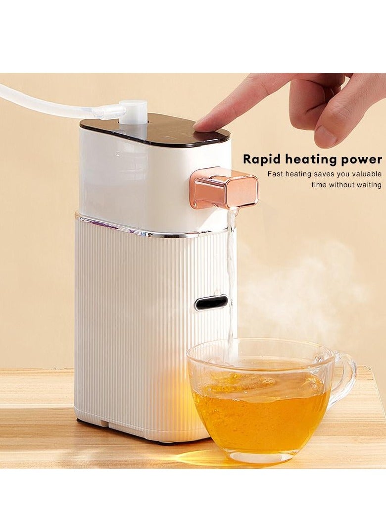 EVEREEN Portable Instant Water Dispenser - European Plug Quick 3 Second Heating Adjustable Temperature Control Mini Desktop Heater for Office Travel Friendly for Tea Coffee Milk No Battery Electric Power Supply Durable Plastic  - Image 5