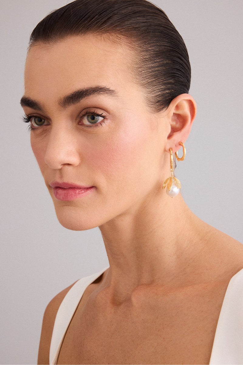 DeFacto Gold Woman Woman 2 Piece Earrings Casual - Image 1