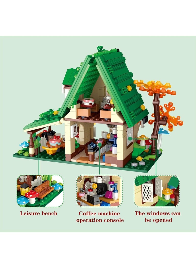 Barakah Building Blocks Set, Forest Tree House and Mushroom House Construction Toys, Creative DIY Assembly Kit for Kids and Adults, Enhances Imagination and Fine Motor Skills, Best Gift for Boys and Girls 8+ - Image 4