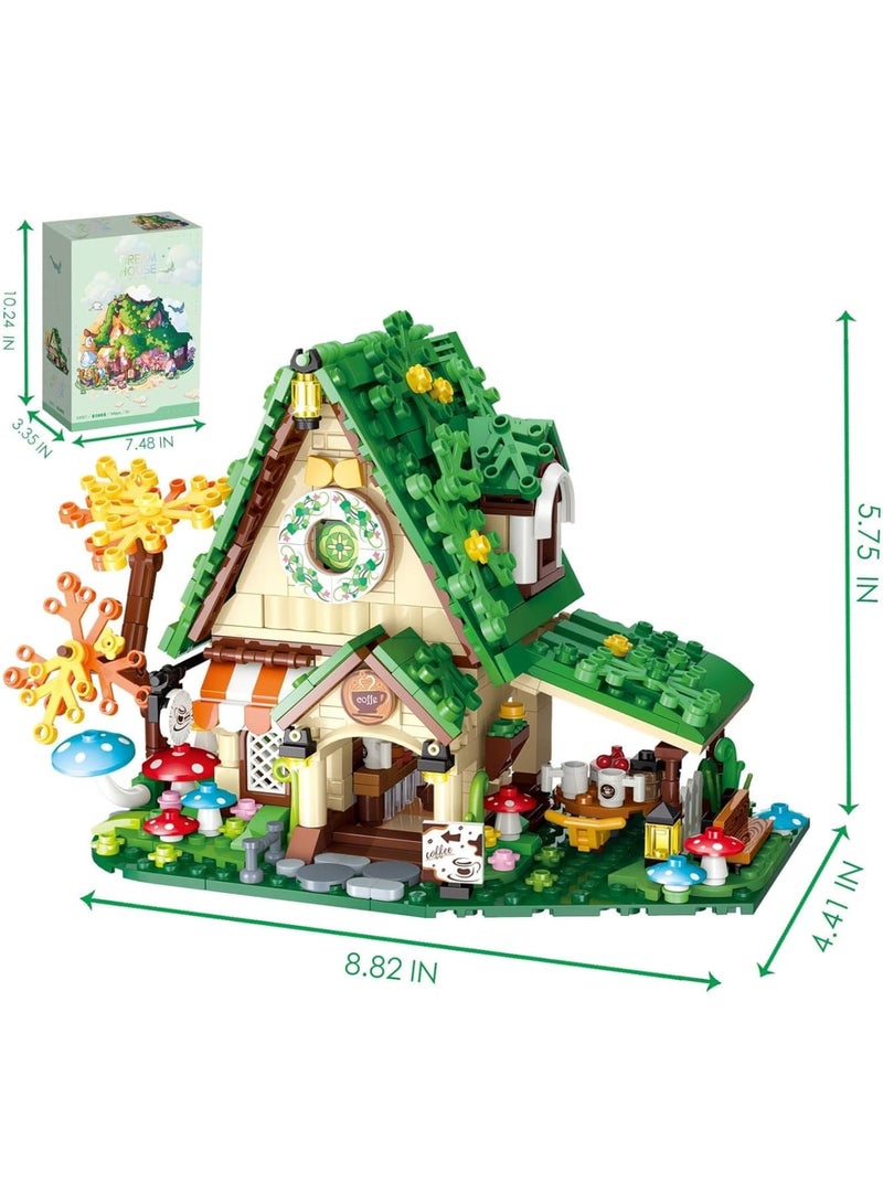 Barakah Building Blocks Set, Forest Tree House and Mushroom House Construction Toys, Creative DIY Assembly Kit for Kids and Adults, Enhances Imagination and Fine Motor Skills, Best Gift for Boys and Girls 8+ - Image 2