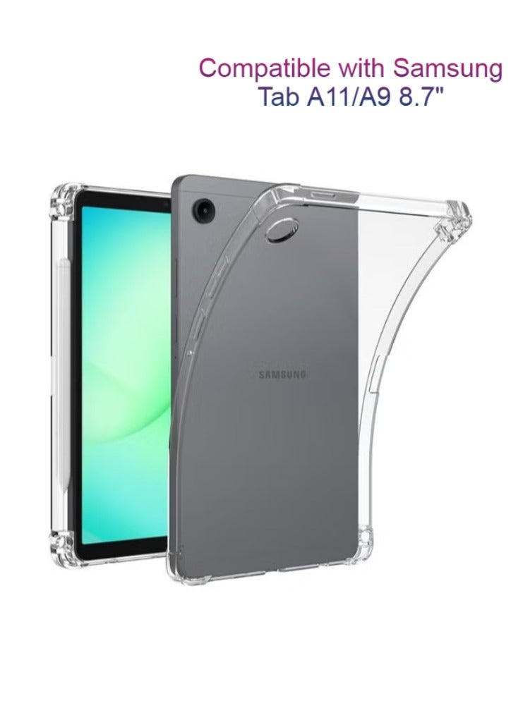 HEXABEX Samsung Galaxy Tab A11/A9 Case Cover, Protective Back Case for Samsung Galaxy Tab A11/A9 8.7" Clear - Image 1