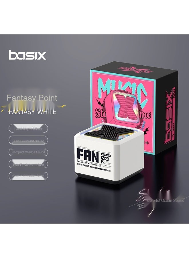 X3 New Mini Smart Wireless Bluetooth Speaker with Ambient Light – Portable Outdoor Desktop Sound System