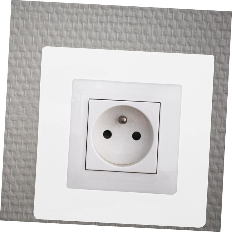 White Decorative Wall Hole Cover Plate Easy to Install 1 Pack - Image 5