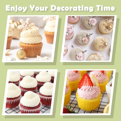 FANTEXY 3 Pieces 9FT Large Piping Tips for Cake Decorating, Frosting Piping Kit, Churro Maker,Cake Decorating Kit,Cake Decorating Supplies for Churros,Frosting Tips for Cupcake Cookie - Image 5