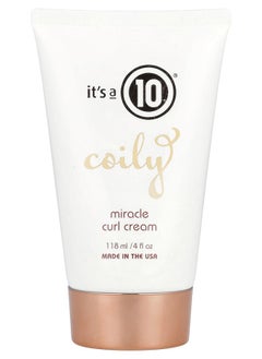 Coily Miracle Curl Cream  4 fl oz (118 ml)