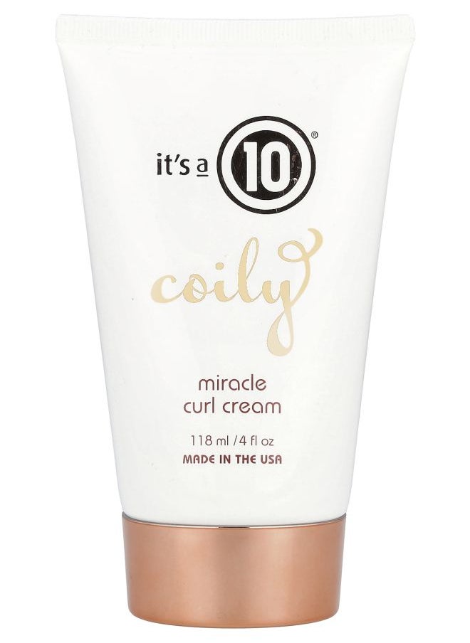 It's a 10 - Coily Miracle Curl Cream  4 fl oz (118 ml) - Image 1