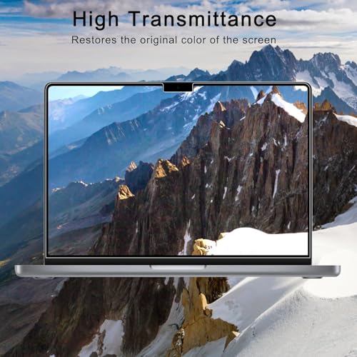 OJOS Screen Protector Compatible with 2025 2024 2023 MacBook Air 15 inch M2 M3 M4 A3241 A3114 A2941 Anti-Fingerprint 5H Hardness (Clear) - Image 2