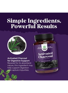 Natures Craft Activated Charcoal, 1200mg - 90 Capsules  - Image 4