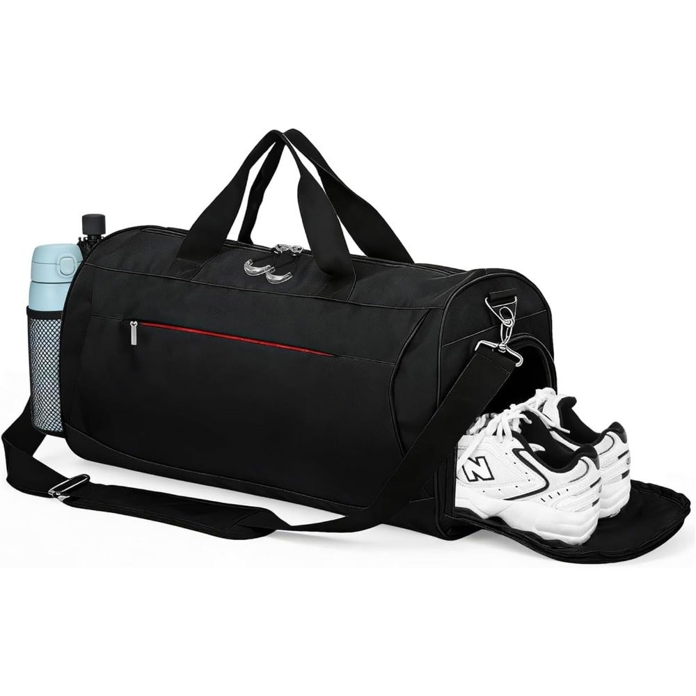 Waterproof Gym Bag for Men and Women Sports Duffle Bag with Separate Shoe and Wet Compartment Ideal for Workout Fitness Sports Travel Yoga Large Size