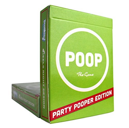 Breaking Games Poop The Game Hilarious and FamilyFriendly Card Game for Kids Ages 6 and Up Perfect for Game Night and Parties 25 Players Party Pooper Edition - Image 1