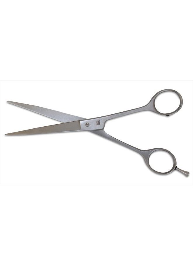 Mars Coat King - Mars Professional Stainless Steel Curved Scissors Shears, Nickel Finish,7" Length - Image 1