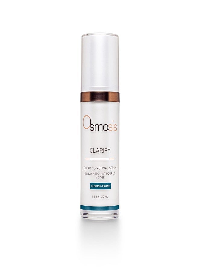 Osmosis Omsosis CLARIFY Clearing Retinal with Vitamin A Serum, Calms and Soothes, for Acne, Pigmented, Oily, and Blemish-Prone Skin, 1 Fl Oz - Image 1