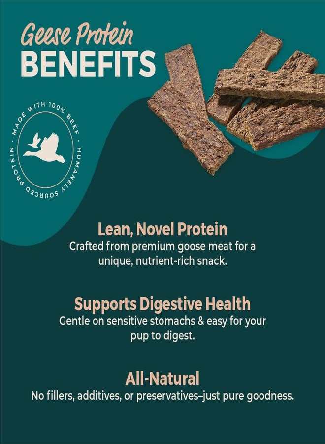 BULLY STICKS DIRECT Premium Goose (Geese) Meat Dog Treats, Protein-Rich Strips, Novel Protein for All Dogs, No Fillers or Preservatives, 25 Pack - Image 4