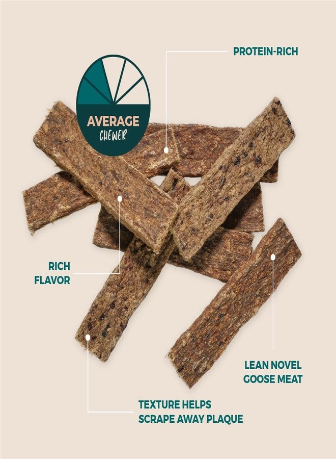 BULLY STICKS DIRECT Premium Goose (Geese) Meat Dog Treats, Protein-Rich Strips, Novel Protein for All Dogs, No Fillers or Preservatives, 25 Pack - Image 2