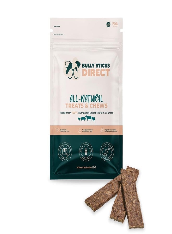 BULLY STICKS DIRECT Premium Goose (Geese) Meat Dog Treats, Protein-Rich Strips, Novel Protein for All Dogs, No Fillers or Preservatives, 25 Pack - Image 1