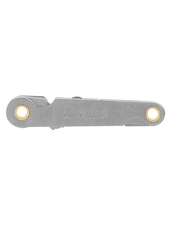 Thoraya Portable Screw Pitch Gauge Thread Gauge Stainless Steel Measuring Tool Luthier Repair Tools  - Image 1
