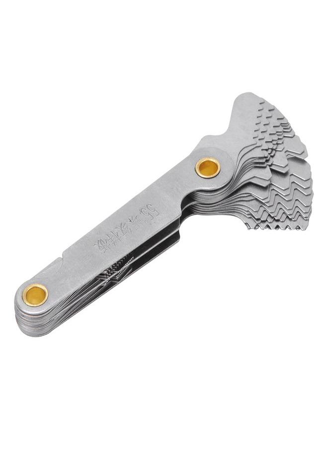 Thoraya Portable Screw Pitch Gauge Thread Gauge Stainless Steel Measuring Tool Luthier Repair Tools  - Image 2