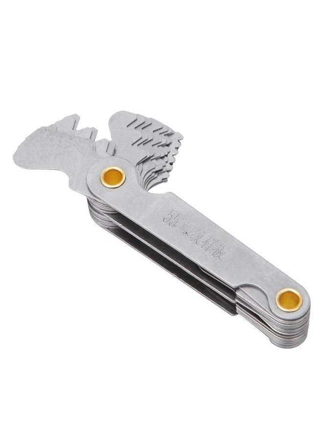 Thoraya Portable Screw Pitch Gauge Thread Gauge Stainless Steel Measuring Tool Luthier Repair Tools  - Image 3