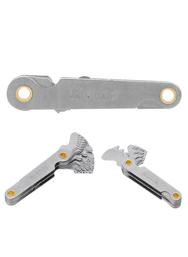 Thoraya Portable Screw Pitch Gauge Thread Gauge Stainless Steel Measuring Tool Luthier Repair Tools  - Image 4