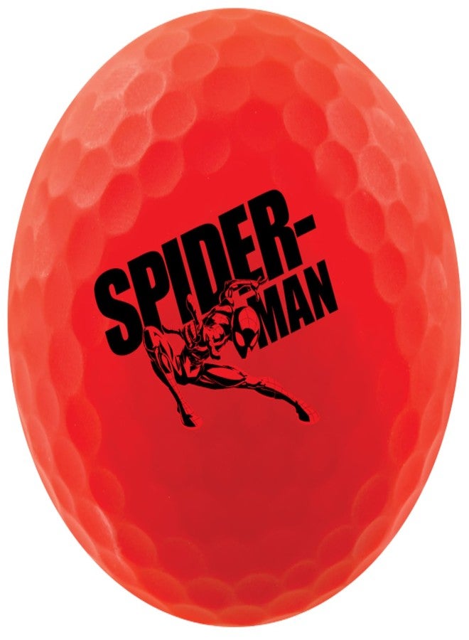 Volvik Vivid Soft Marvel Golf Ball Gift Set with Ball Marker (4 Pack) (Spider Man) - Image 4