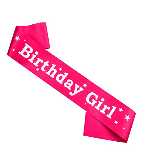 AFTERSTITCH Happy Birthday Girl Sash for decoration sash ribbon props set for party celebration Items combo kit Set (birthday girl sash for kids women) - Image 3