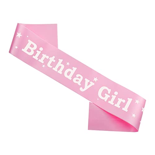 AFTERSTITCH Happy Birthday Girl Sash for decoration sash ribbon props set for party celebration Items combo kit Set (birthday girl sash for kids women) - Image 4