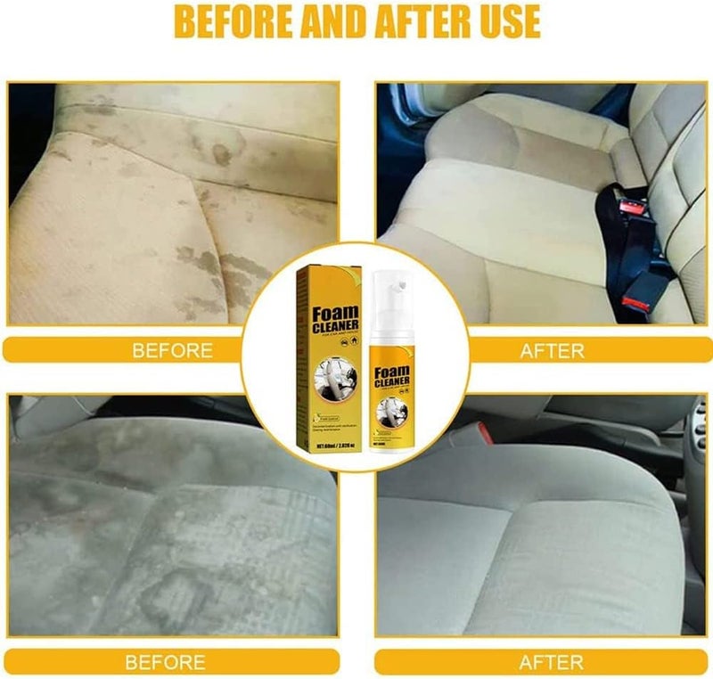 woobles 2023 Car Magic Foam Cleaner, Magic Foam Cleaner for Car, Foam Cleaner All Purpose Heavy Duty, Multipurpose Foam Cleaner, Car Kitchen Cleaner, 100ml (1) - Image 5