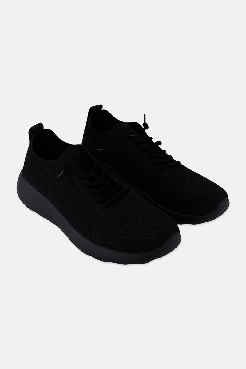 RBX Men Lace Up Running Shoes, Black  - Image 1