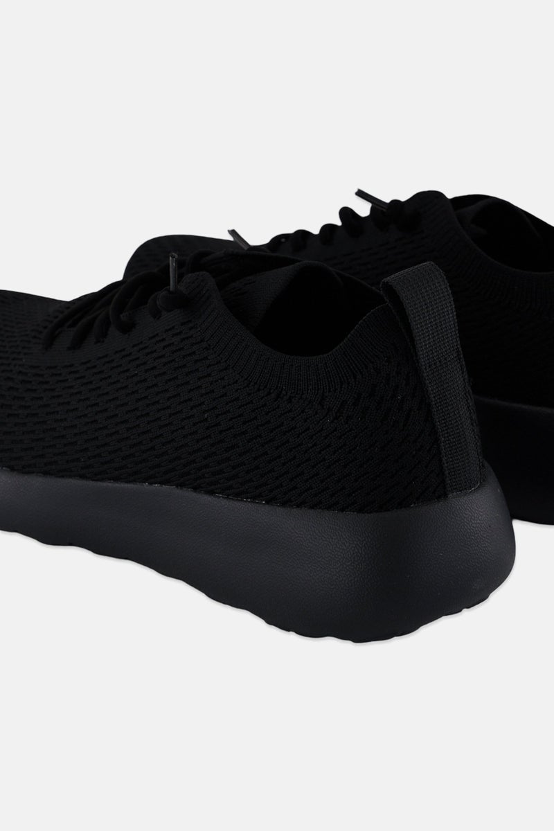 RBX Men Lace Up Running Shoes, Black  - Image 3